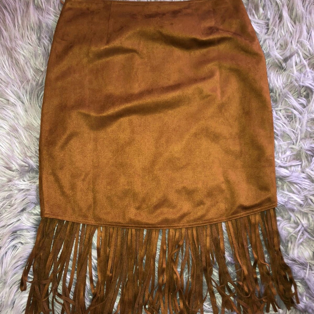 Blu Pepper Brown Skirt (Size Small)